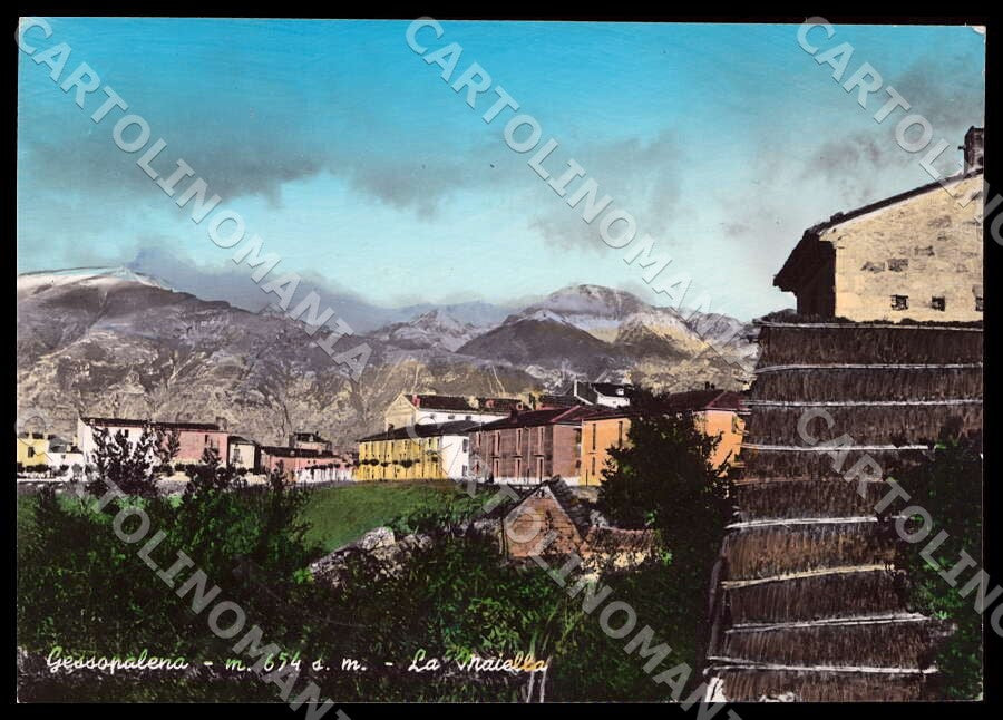 Chieti Gessopalena Maiella Alterocca FG Foto cartolina GM1680 – fronte