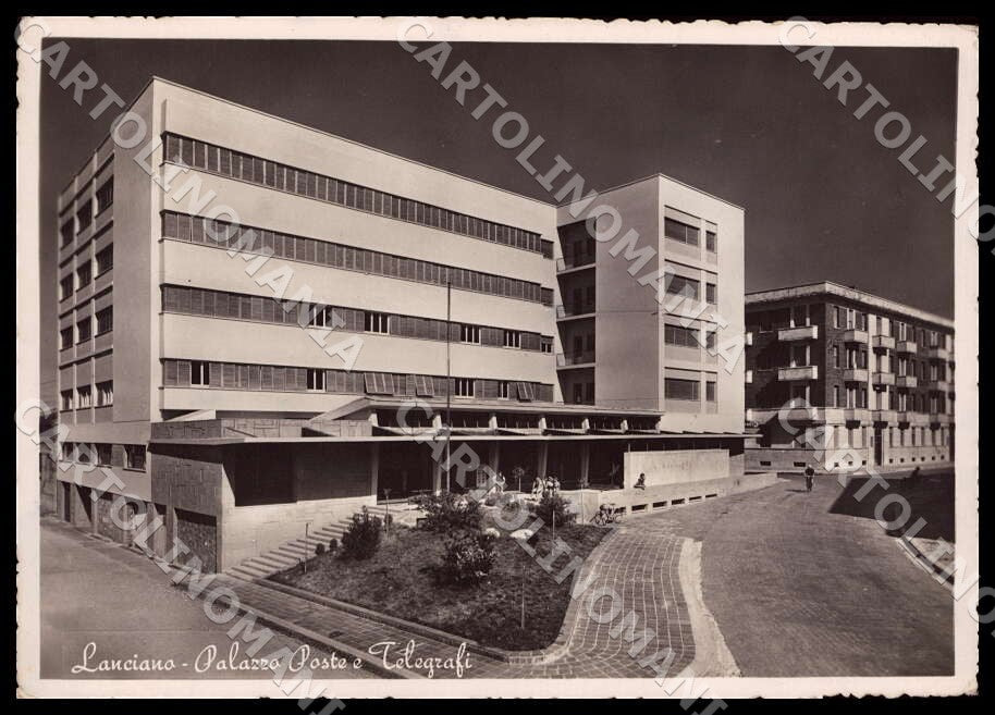 Chieti Lanciano Palazzo Poste Telegrafi FG Foto cartolina GM1686 – fronte