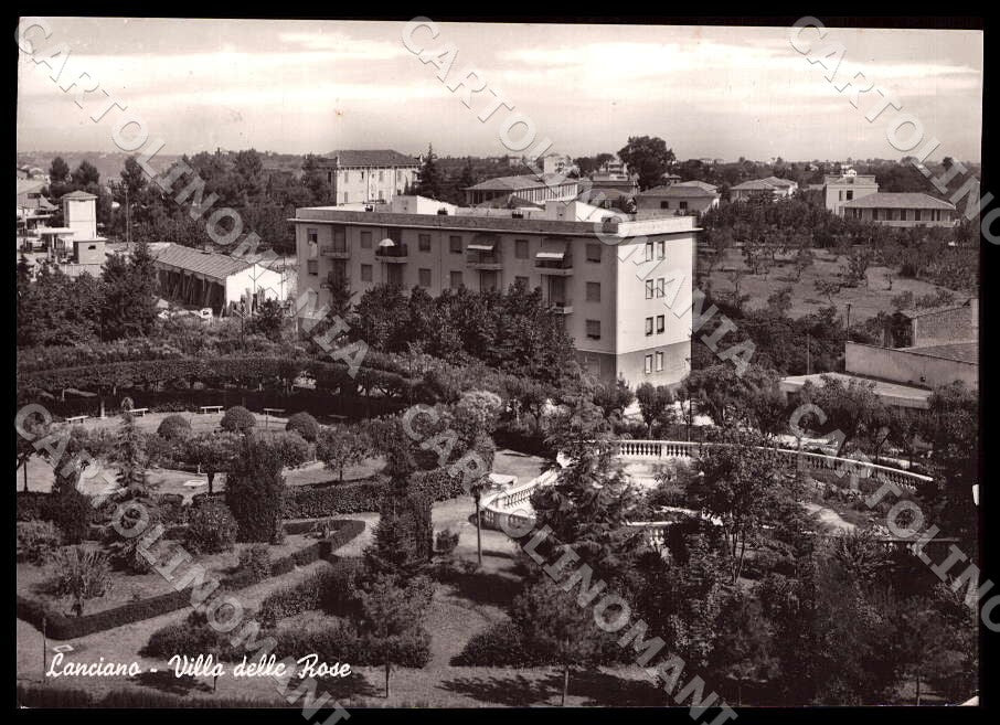 Chieti Lanciano Villa Rose PIEGHINE FG Foto cartolina GM1689 – fronte