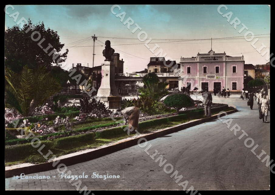 Chieti Lanciano Piazzale Stazione FG Foto cartolina GM1694 – fronte