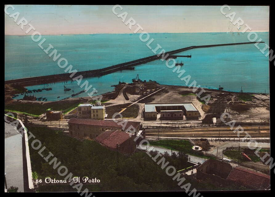 Chieti Ortona Porto FG Foto cartolina GM1708 – fronte