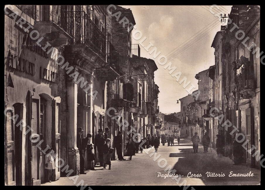 Chieti Paglieta Corso Vittorio Emanuele COLLA PIEGA FG Foto cartolina GM1710 – fronte