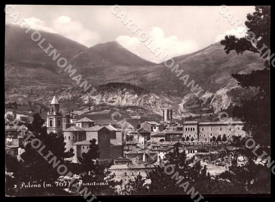Chieti Palena Panorama COLLA FG Foto cartolina GM1712 – fronte