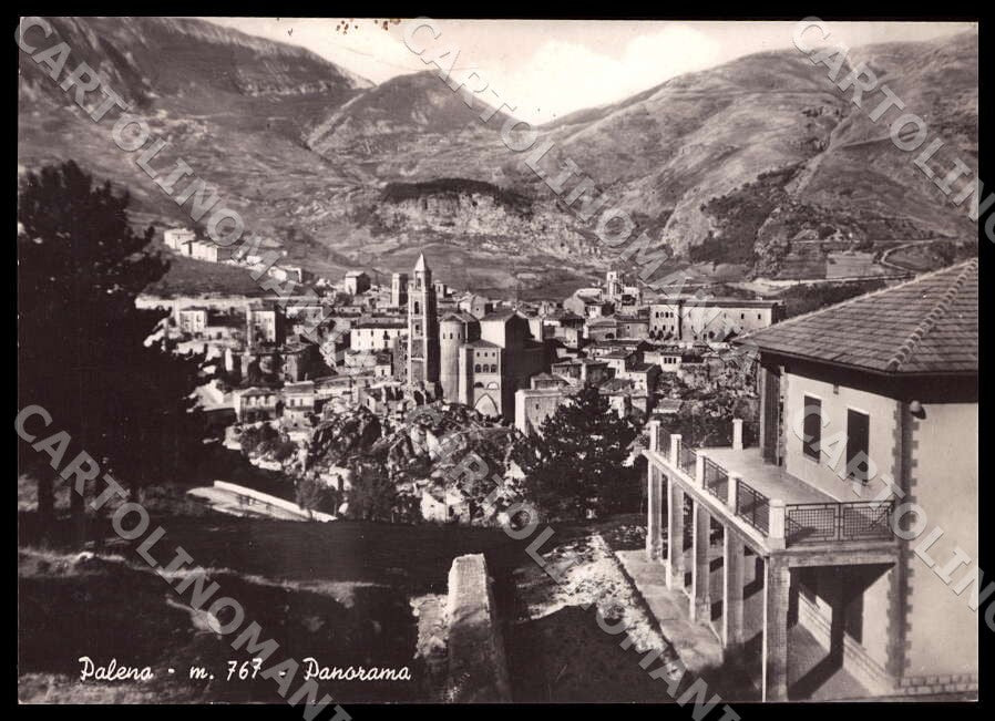 Chieti Palena Panorama Alterocca PIEGHINA FG Foto cartolina GM1713 – fronte