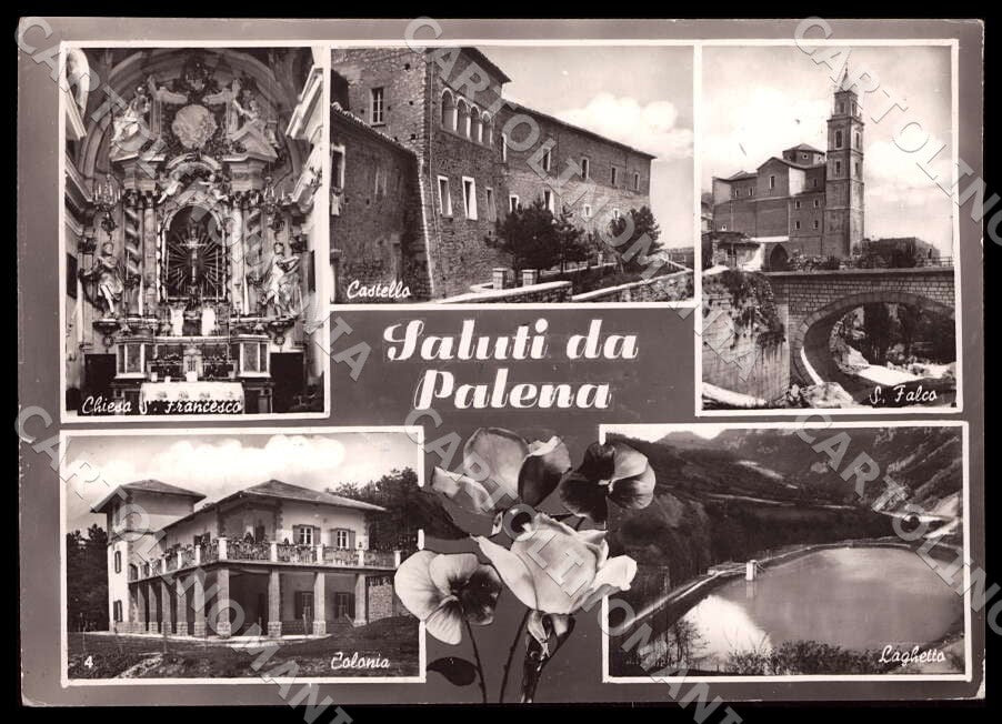 Chieti Palena Saluti da Chiesa Colonia STRAPPINO FG Foto cartolina GM1715 – fronte