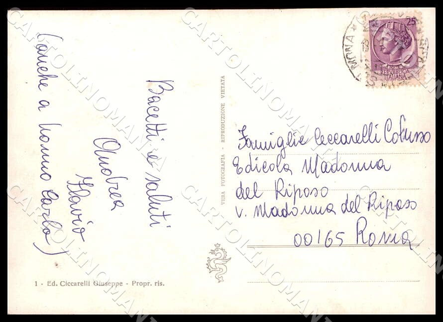 Chieti Pizzoferrato Panorama FG Foto cartolina GM1725 – retro