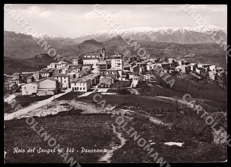 Chieti Roio del Sangro Panorama FG Foto cartolina GM1735 – fronte