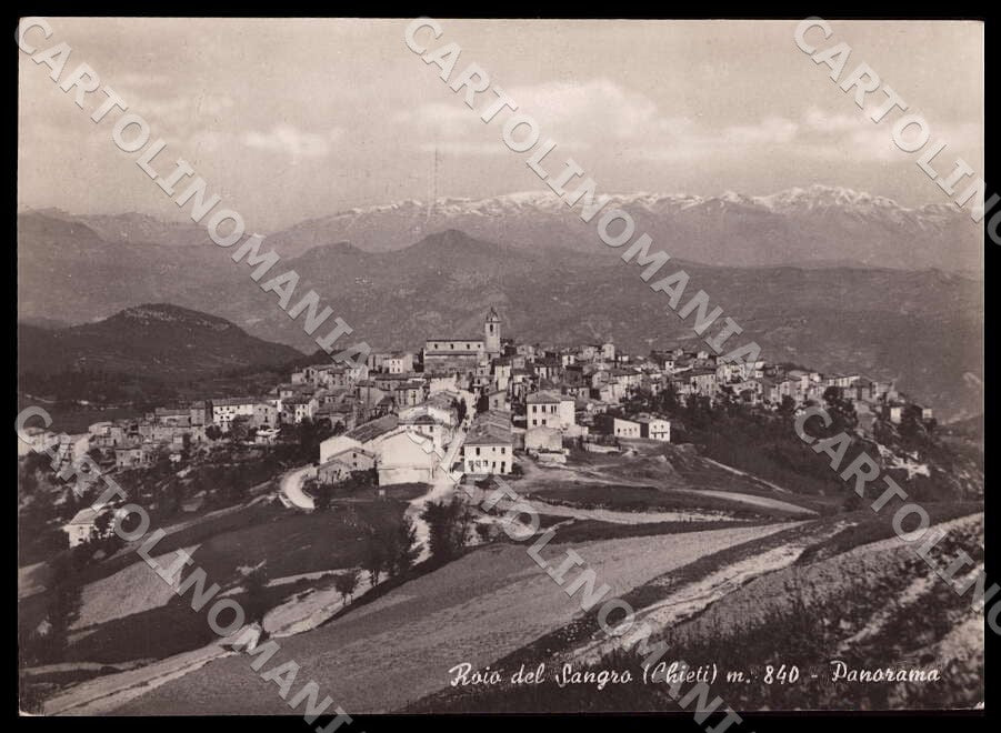 Chieti Roio del Sangro Panorama FG Foto cartolina GM1736 – fronte