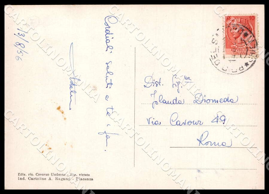 Chieti Roio del Sangro Panorama FG Foto cartolina GM1736 – retro