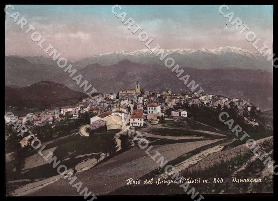 Chieti Roio del Sangro Panorama FG Foto cartolina GM1737 – fronte