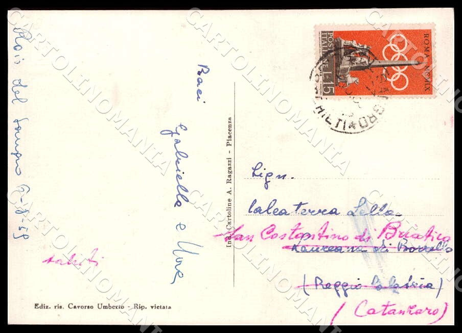 Chieti Roio del Sangro Panorama FG Foto cartolina GM1737 – retro