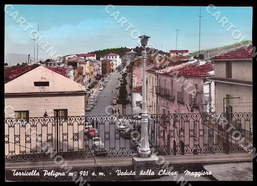 Chieti Torricella Peligna Veduta Chiesa Maggiore FG Foto cartolina GM1752 – fronte