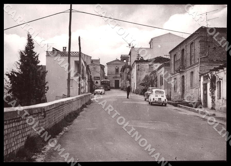 Chieti Vacri Ingresso Autobus Auto FG Foto cartolina GM1770 – fronte