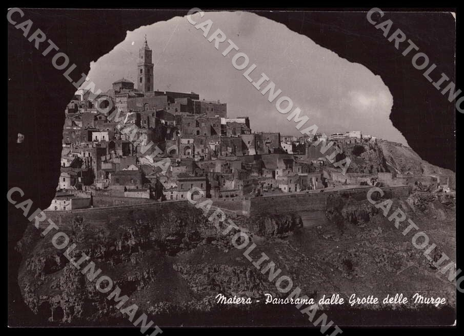 Matera Città Panorama Grotte Murge FG Foto cartolina GM1772 – fronte
