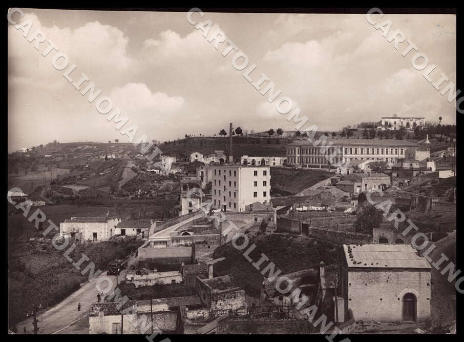 Matera Ferrandina Rione Croce Stabilimento Autocarro FG Foto cartolina GM1781 – fronte