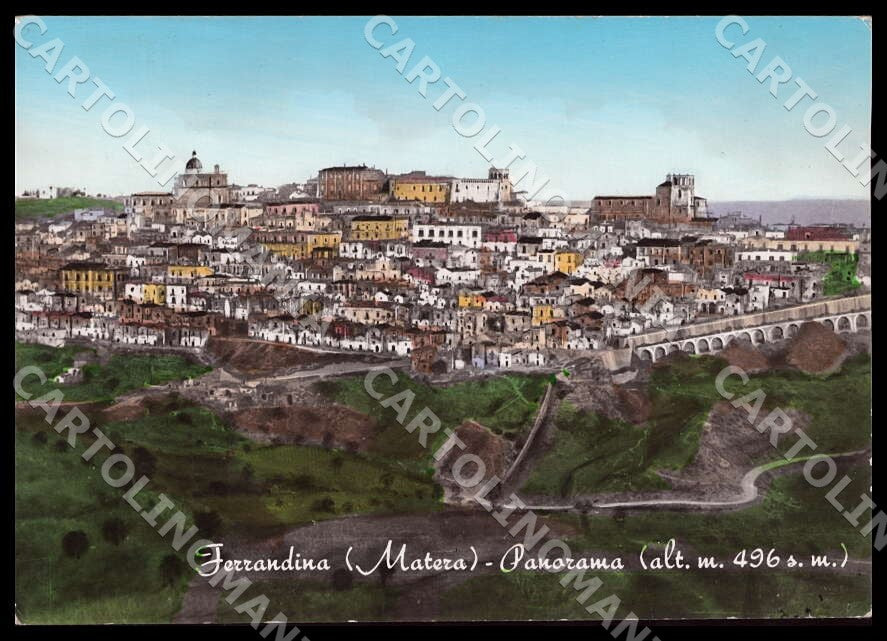 Matera Ferrandina Panorama FG Foto cartolina GM1784 – fronte