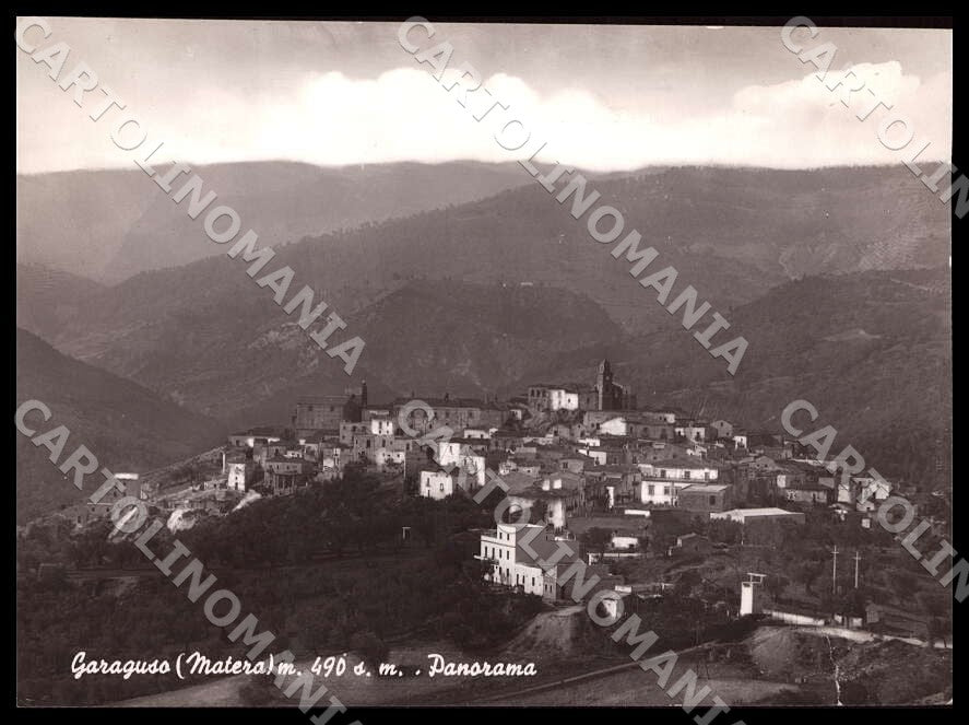 Matera Garaguso Panorama STRAPPO FG Foto cartolina GM1785 – fronte