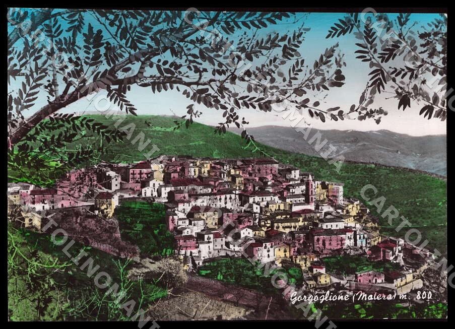 Matera Gorgoglione Veduta STRAPPINO FG Foto cartolina GM1787 – fronte