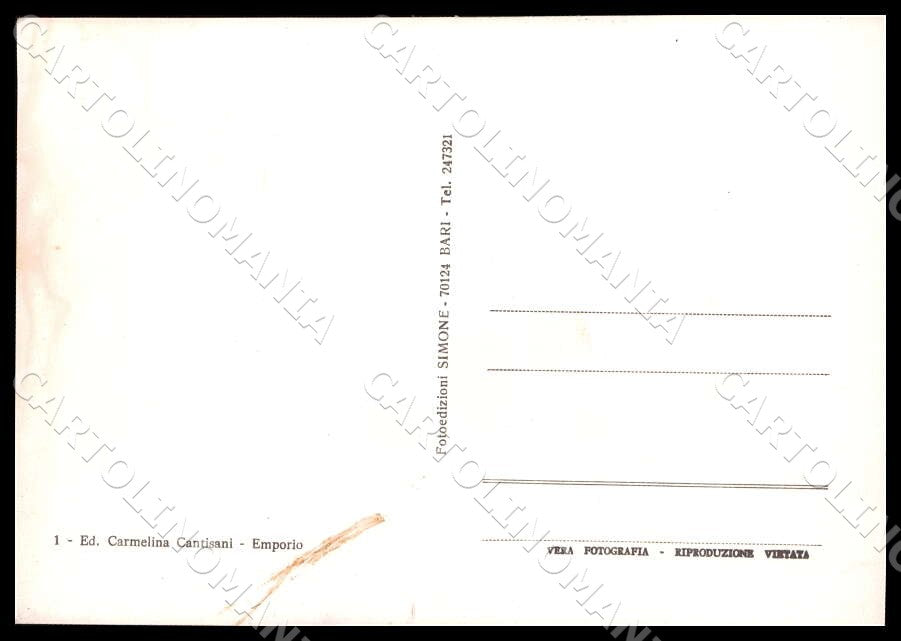 Matera Gorgoglione Veduta STRAPPINO FG Foto cartolina GM1787 – retro