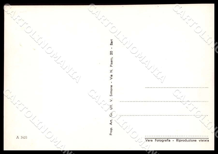 Matera Irsina panorama città antica FG Foto cartolina GM1792 – retro