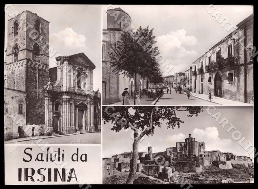Matera Irsina Saluti da FG Foto cartolina GM1793 – fronte