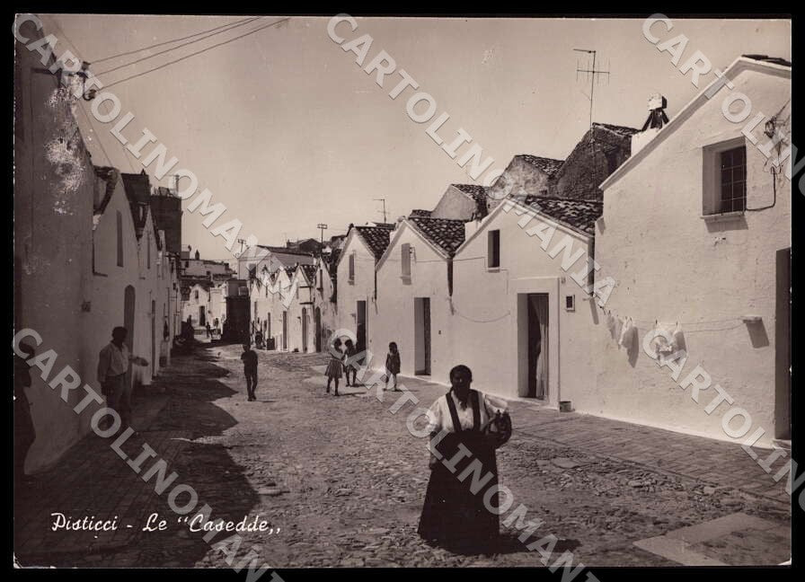 Matera Pisticci Casedde Costumi ABRASA FG Foto cartolina GM1802 – fronte