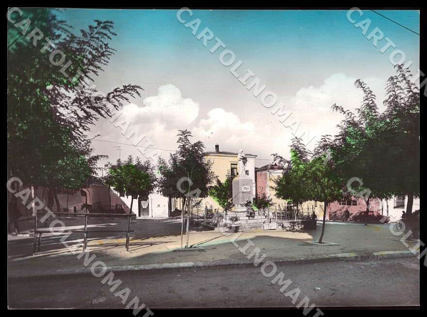 Matera Salandra Piazza Vittorio Veneto FG Foto cartolina GM1809 – fronte
