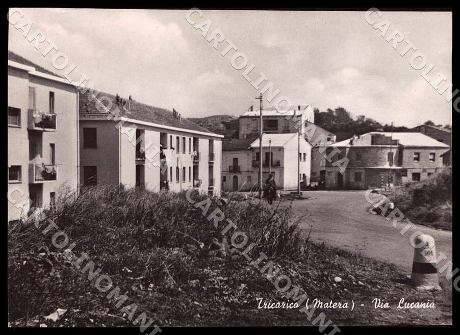 Matera Tricarico Via Lucania FG Foto cartolina GM1818 – fronte