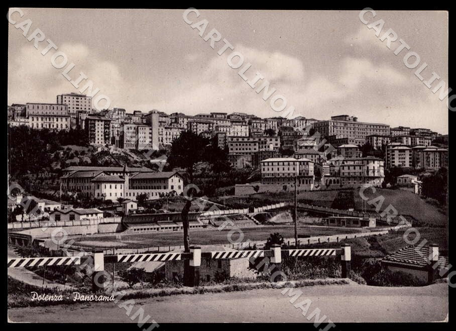 Potenza Città Panorama Stadio FG Foto cartolina GM1824 – fronte