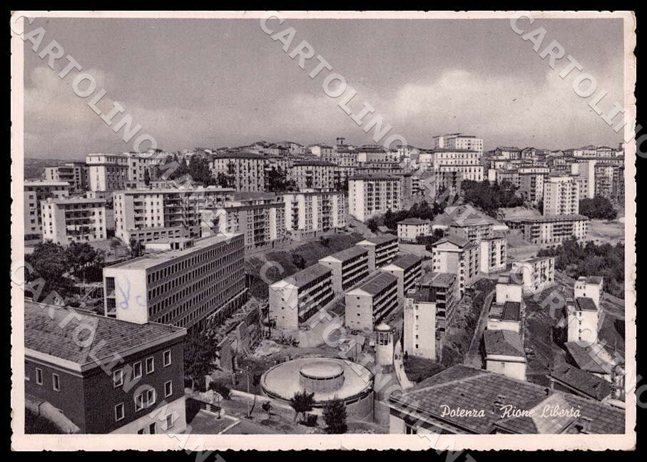 Potenza Città Rione Libertà FG Foto cartolina GM1827 – fronte