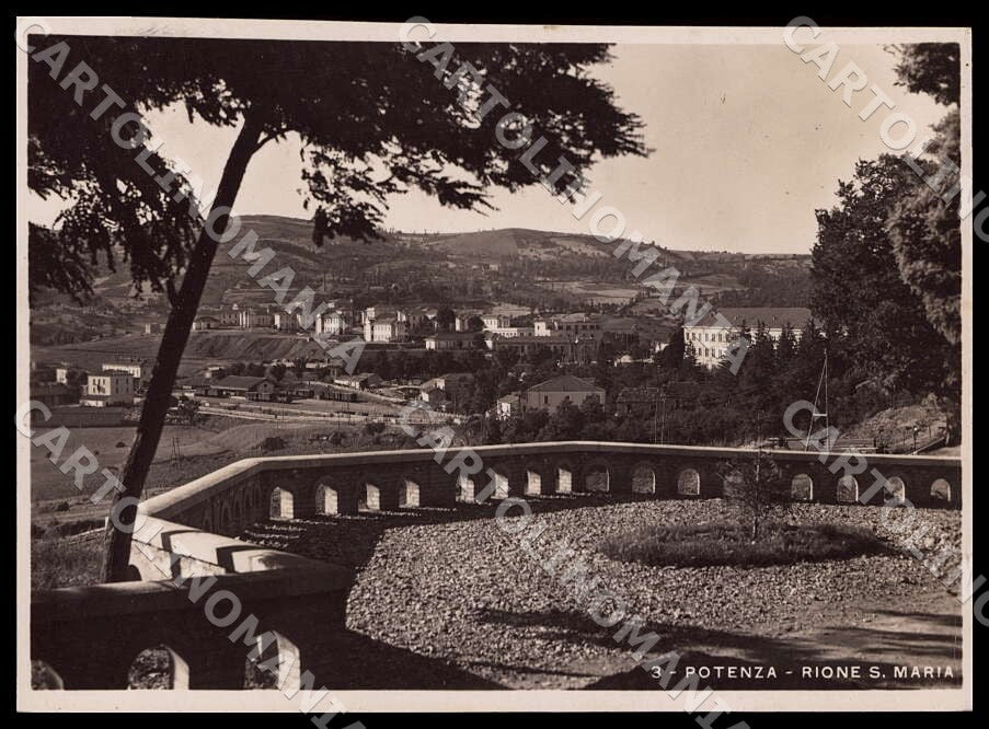 Potenza Città Rione Santa Maria FG Foto cartolina GM1828 – fronte