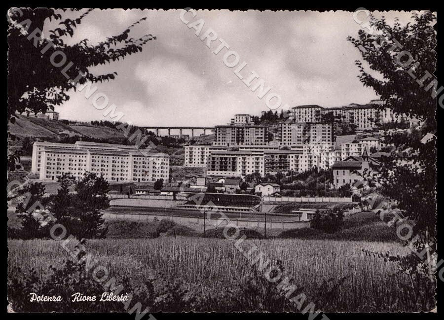 Potenza Città Rione Libertà Stadio FG Foto cartolina GM1829 – fronte