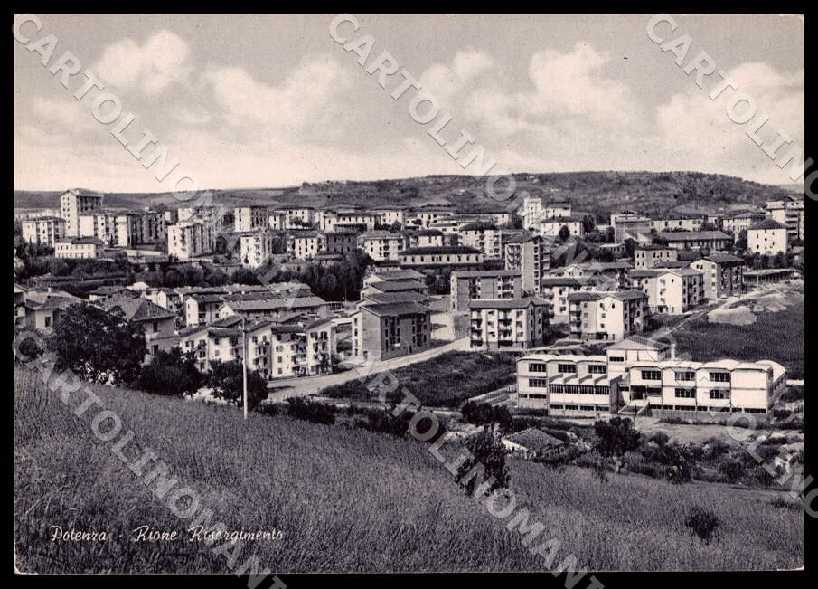 Potenza Città Rione Risorgimento Stabilimento FG Foto cartolina GM1830 – fronte
