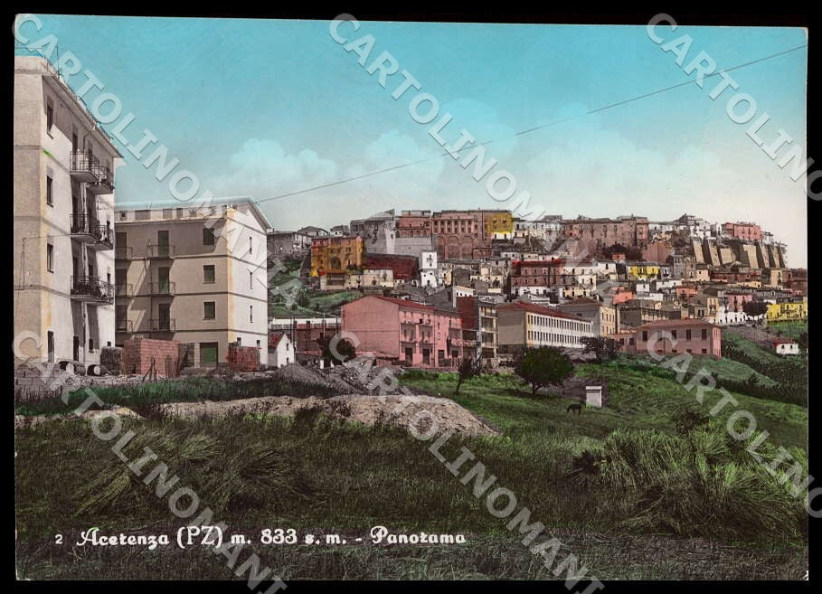 Potenza Acerenza Panorama FG Foto cartolina GM1835 – fronte
