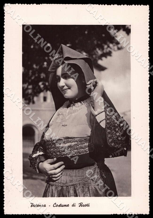 Potenza Ruoti Costume Costumi FG Foto cartolina GM1855 – fronte