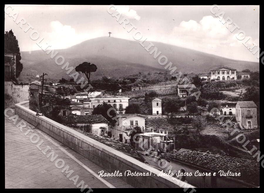 Potenza Rapolla Asilo Sacro Cuore Vulture Scuola FG Foto cartolina GM1860 – fronte
