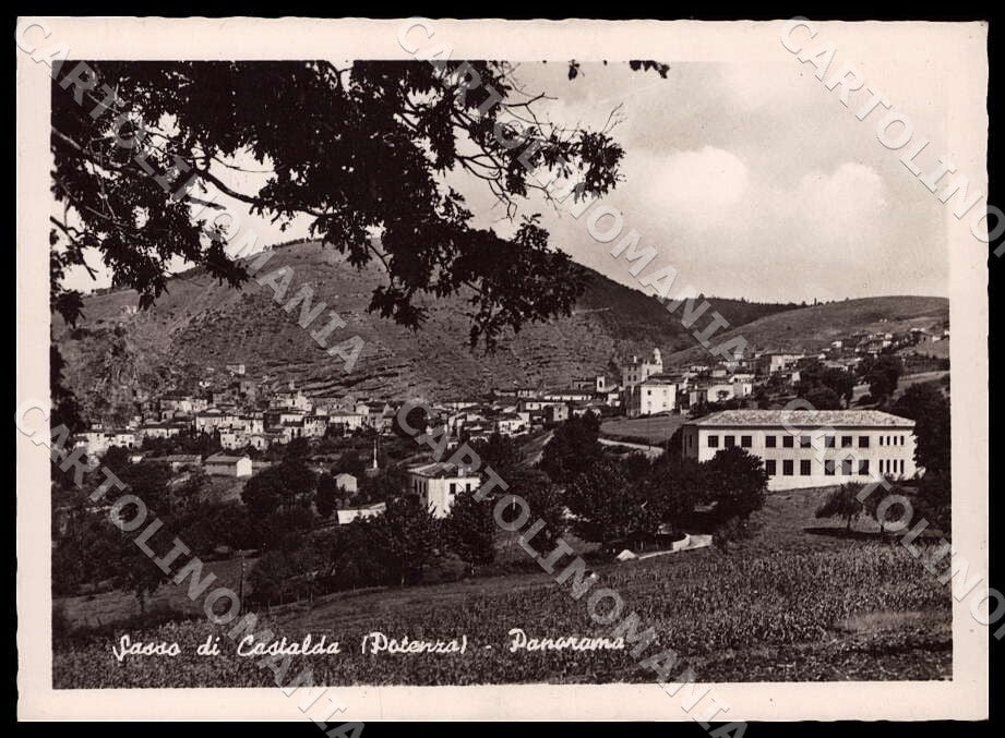 Potenza Sasso di Castalda Panorama Alterocca FG Foto cartolina GM1866 – fronte