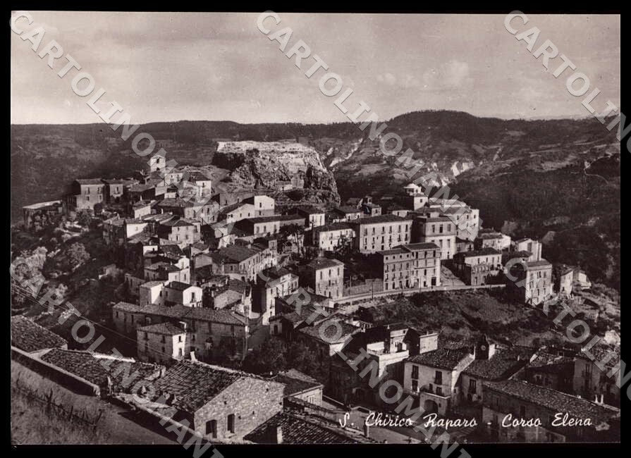 Potenza San Chirico Raparo Corso Elena Alterocca FG Foto cartolina GM1872 – fronte