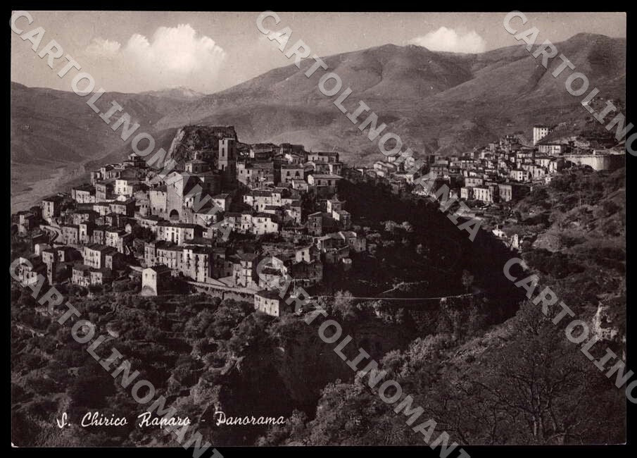 Potenza San Chirico Raparo Panorama Alterocca FG Foto cartolina GM1873 – fronte