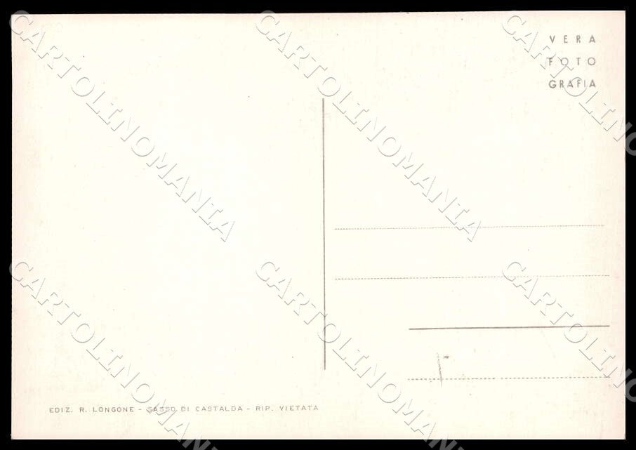 Potenza Sant'Angelo le Fratte Panorama FG Foto cartolina GM1876 – retro