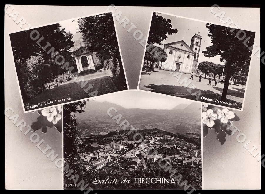 Potenza Trecchina Cappella Forraina Chiesa Parrocchiale FG Foto cartolina GM1881 – fronte
