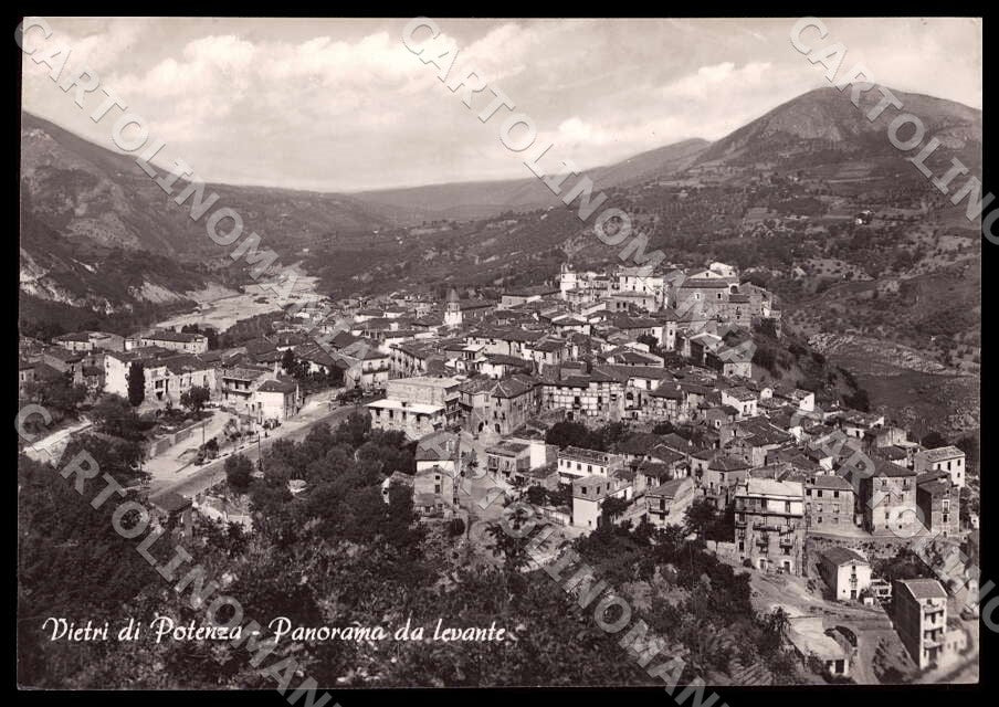 Potenza Vietri di Panorama levante FG Foto cartolina GM1897 – fronte