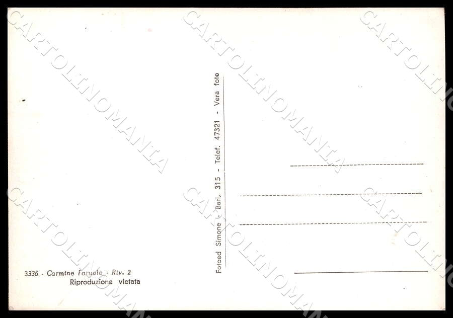 Potenza Vietri di Panorama levante FG Foto cartolina GM1897 – retro