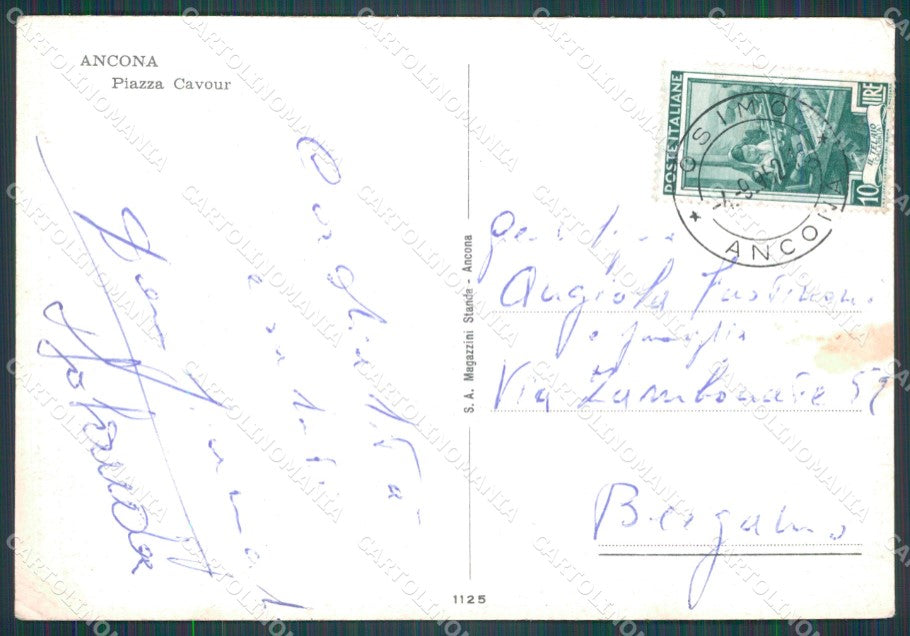 Ancona Città PIEGHINA FG cartolina HB4550 – retro