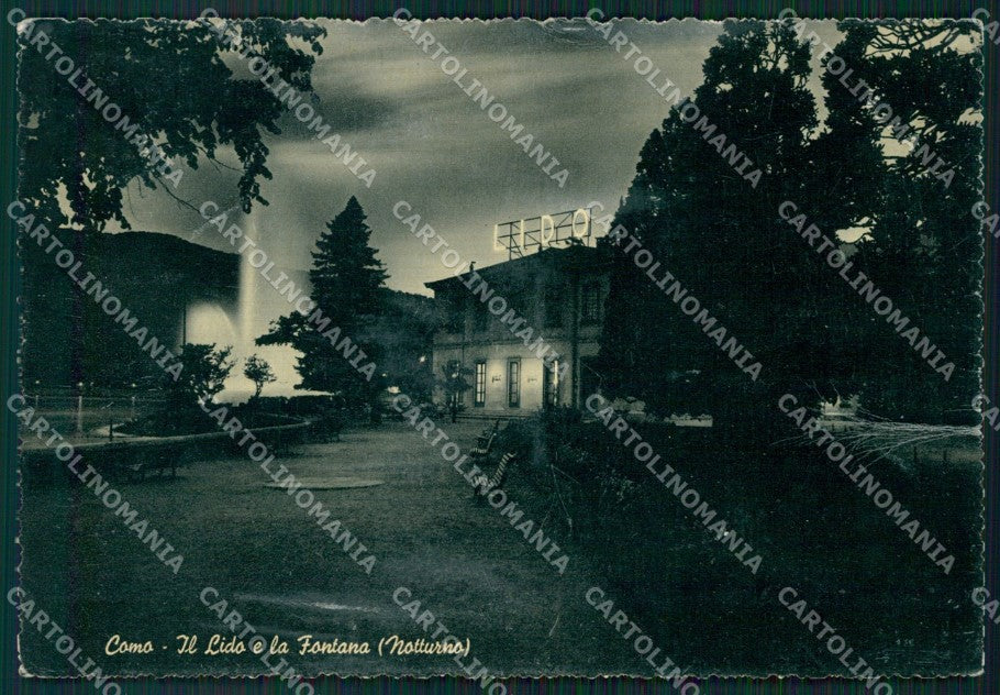 Como Città Lido di PIEGHINA FG Foto cartolina HB4558 – fronte