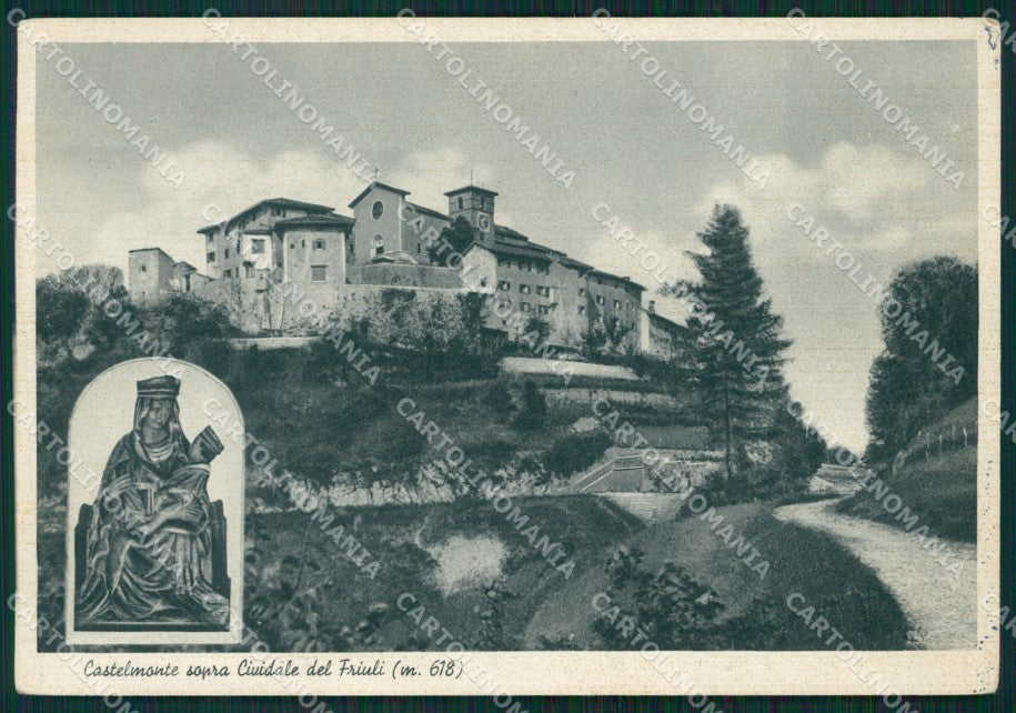 Udine Cividale Castelmonte FG cartolina HB4560 – fronte