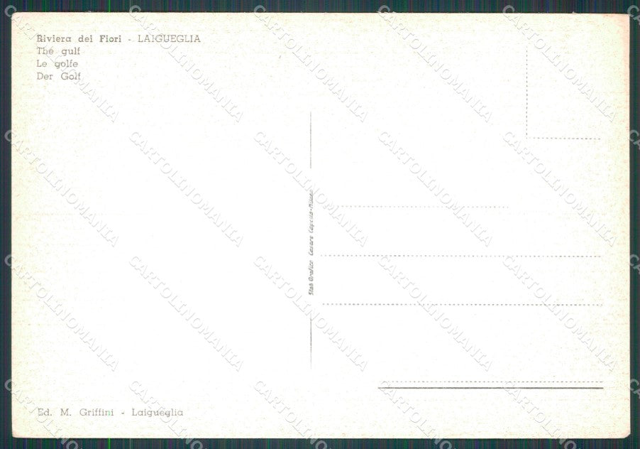 Savona Laigueglia FG cartolina HB4562 – retro