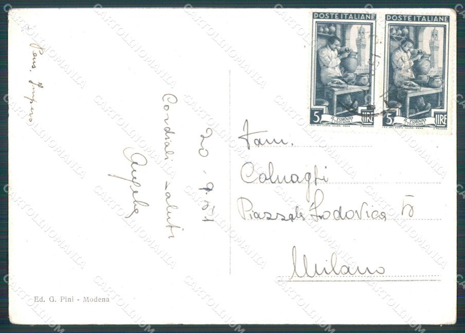 Parma Salsomaggiore Tabiano Terme PIEGHINA FG cartolina HB4572 – retro