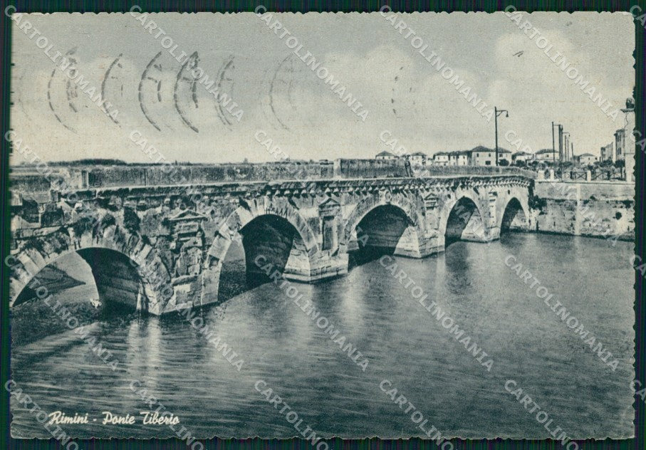 Rimini Città Ponte Tiberio FG cartolina HB4573 – fronte