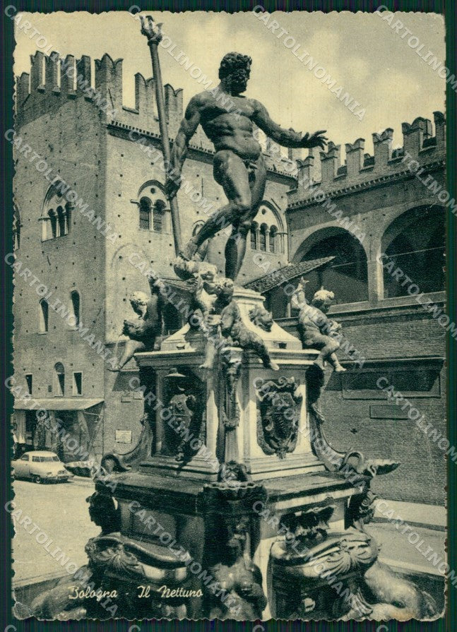 Bologna Città Nettuno PIEGHINA FG cartolina HB4579 – fronte